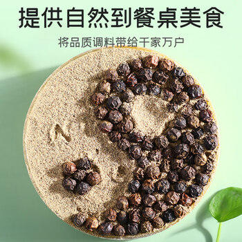 银京黑胡椒粉40g 袋装富昌调料粉煲汤鸡胸肉牛排烤肉意面调味料调味品 商品图3