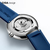 CIGA design玺佳品牌蓝色星球氟橡胶表带蝴蝶扣22mm原装正品 商品缩略图3