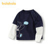 【商场同款】巴拉巴拉宝宝t恤假两件上衣速干抗菌2025新款男童装 商品缩略图4