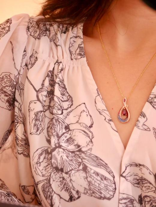 1.03ct刻面红宝石吊坠 商品图7