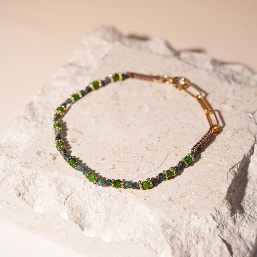 订购8周到｜Tityaravy-KRAVAT-透辉石 串珠 手链［法国设计师］ 商品图0