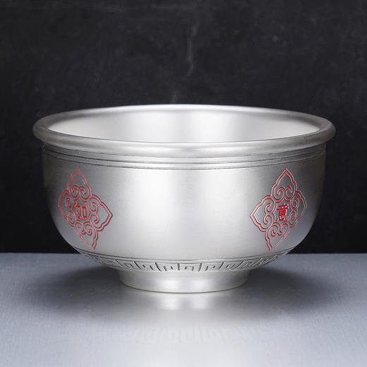 子佩集S999银【万事如意】摆件【BX046056719】纯银餐具吉言碗2507 商品图3