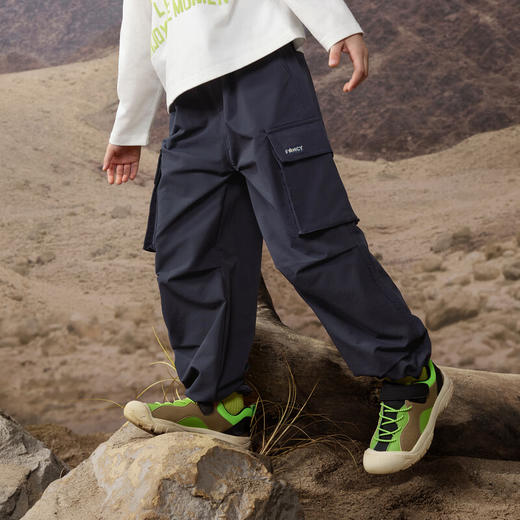 【MQD】男大童秋季工装潮酷户外露营休闲裤 商品图2