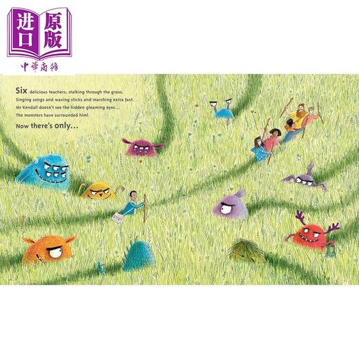 【中商原版】十位美味的老师 Ten Delicious Teachers 英文原版 儿童绘本 图画故事 一本妙趣横生滑稽古怪的数数书 进口童书 商品图2