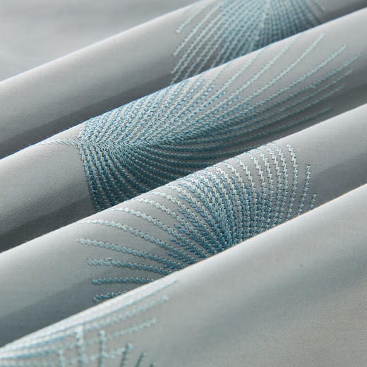  纯棉被套床单刺绣家用双人四季通用四件套 一期一会 商品图3