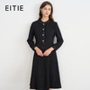 EITIE爱特爱木耳领假两件收腰显瘦通勤气质2025秋季新款连衣裙C2507838 商品缩略图0