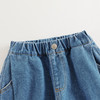 马克珍妮女童纯棉牛仔百搭萝卜裤2025年秋装新款551585 商品缩略图3