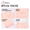 都市丽人睡衣32支CVC单面睡衣女士家居服长袖长裤棉质套装LHH0C5 商品缩略图6