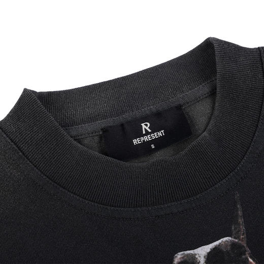 【超惠秒】REPRESENT 男士全棉杜宾犬印花logo短袖T恤 11947 商品图4