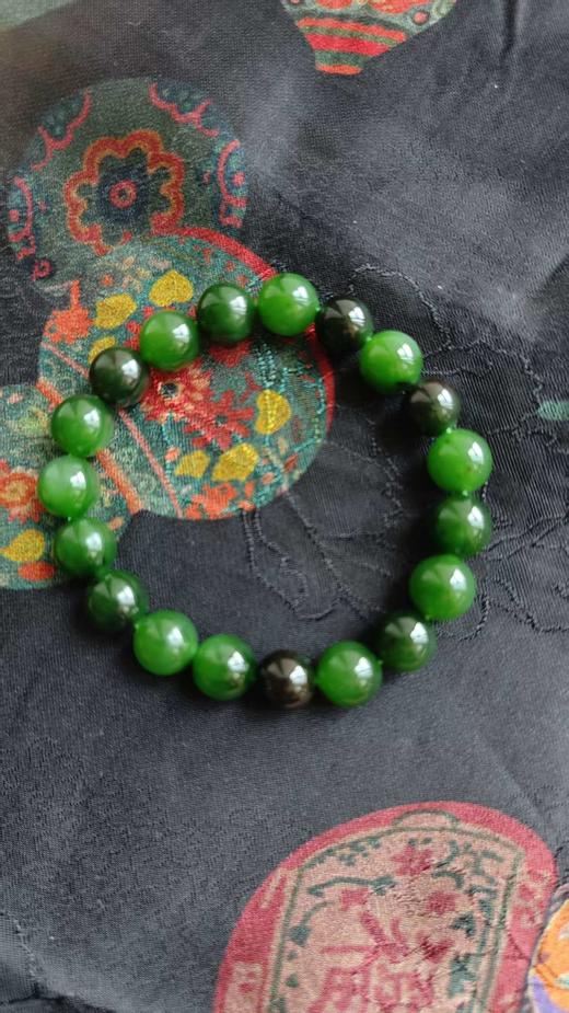 62  实在是太过富贵·碧玉老坑珠串【嘉石·群播】 商品图1