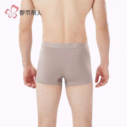 都市丽人内裤男士内裤100S长绒棉内裤明筋平角内裤男内裤FKHH15 商品图3