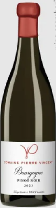 Pierre Vincent Bourgogne Pinot Noir皮埃尔文森特酒庄勃艮第黑皮诺干红葡萄酒2023