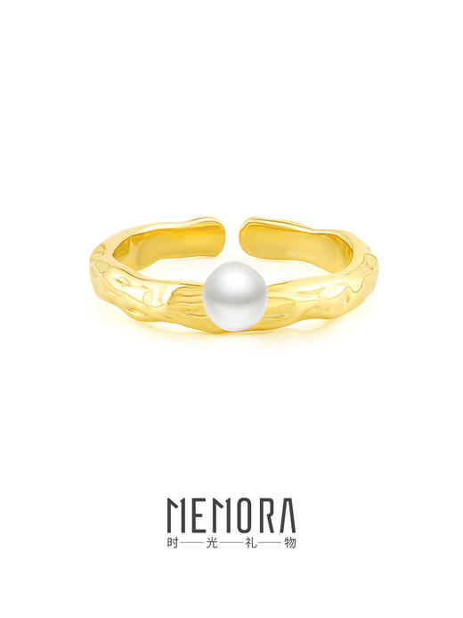 【任选3件599元】「偏爱」珍珠戒指 S925银戒指时尚ins风手饰MEMORA诗普琳YRE00301（线上专供） 商品图6