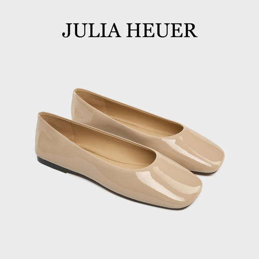 Julia Heuer 平底方头芭蕾舞鞋 商品图0
