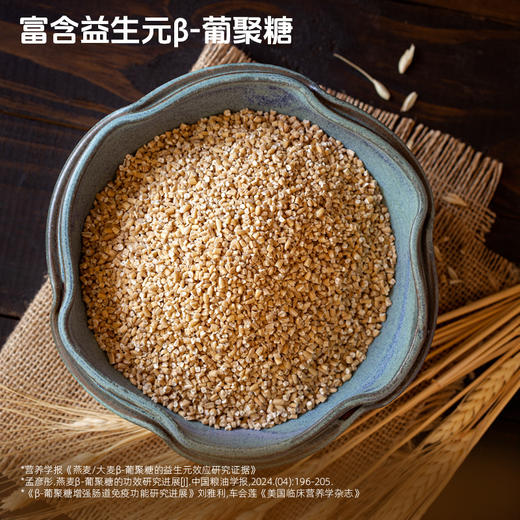 【坝优壹号】草牧里 钢切燕麦粒 900g/袋  健康粗粮营养丰富 商品图3