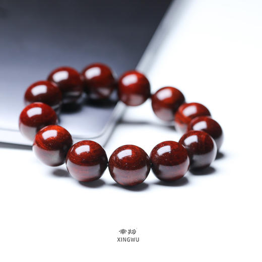 【青山特惠】1.8*13颗泥料4星带金星小叶紫檀男女士手串t18 商品图5