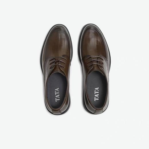 【云粉节】BF楼TATA他她男鞋2025年秋商场同款纯色舒适百搭休闲皮鞋新款VNX01CM5吊牌价1099 商品图2