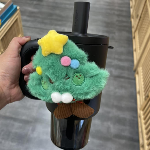 HOLOHOLO洞洞吸管杯DD01黑色800ml（不带杯花） 商品图1