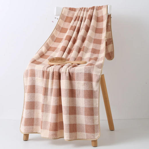 三泰龙 珊瑚绒浴巾套装吸水速干男女家用大毛巾 商品图7