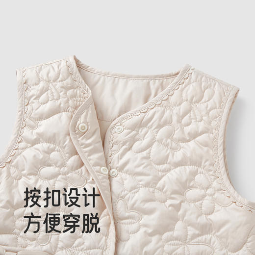 【商场同款】英氏女童夹棉背心外穿马甲保暖秋冬新款儿童洋气坎肩 商品图3