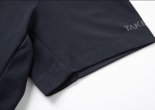 速干polo TAN152M031(Taketop 男款速干珠地腋下透气半拉链polo衫) 商品图3