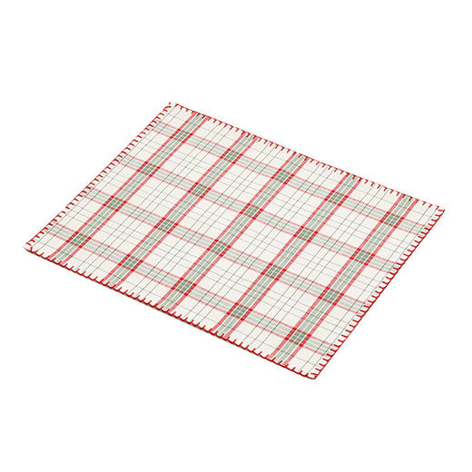 全棉餐垫简约条纹格纹桌垫家用吃饭餐桌纯棉隔热垫子 商品图5