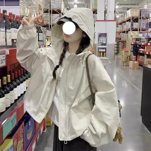 裁缝学苑AQ520美式连帽冲锋衣纸样外套女装新款休闲上衣打版裁剪 商品图4