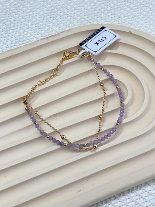 👍七夕大促赠小金豆耳钉一对 ⏰少量库存1折捡漏❗️高奢小众设计师品牌，💕开团49抢【CILK ·天然水晶极细手链XL6011】专柜在售！ 商品图7