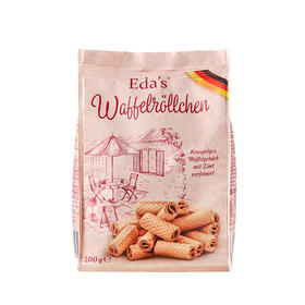 艾达的世界香脆威化蛋卷200g/052672 空心小圆柱自然松脆