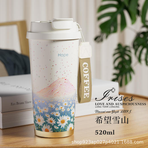 雀说 【纳米陶瓷内胆】316不锈钢保温杯女士高颜值便携咖啡杯BC-0387 商品图6