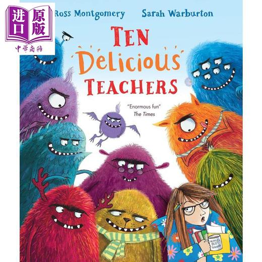 【中商原版】十位美味的老师 Ten Delicious Teachers 英文原版 儿童绘本 图画故事 一本妙趣横生滑稽古怪的数数书 进口童书 商品图0