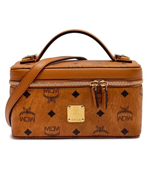 【超惠秒】MCM 女士限量logo印花盒形手提单肩包MWRAAVI01 商品图1