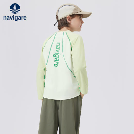 【纳维凯尔】【120-165】意大利小帆船童装男童长袖T恤 商品图6