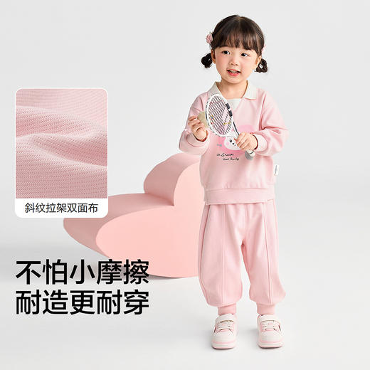 【商场同款】巴拉巴拉宝宝长袖套装男童女童两件套2025新款秋装萌 商品图3
