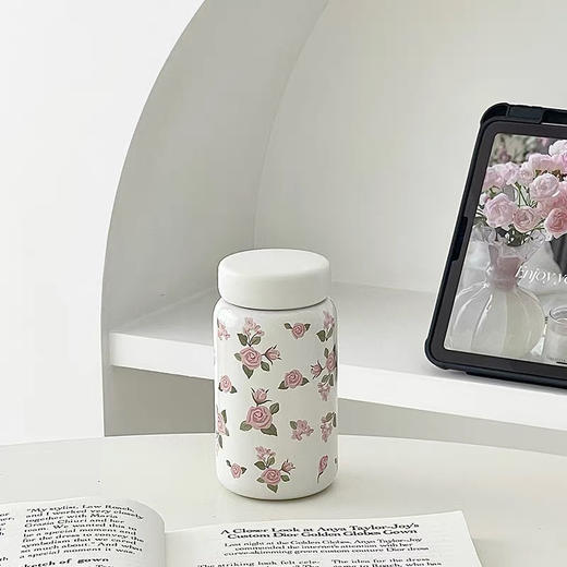 超富花漾保温杯H-BW-1510浅紫200ml 商品图6