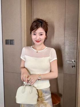 良木礼——拼接短袖