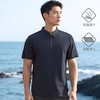 速干polo TAN152M031(Taketop 男款速干珠地腋下透气半拉链polo衫) 商品缩略图0