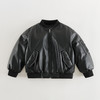 马克珍妮男童潮酷有型夹棉皮衣外套2025年秋冬新款551251 商品缩略图4