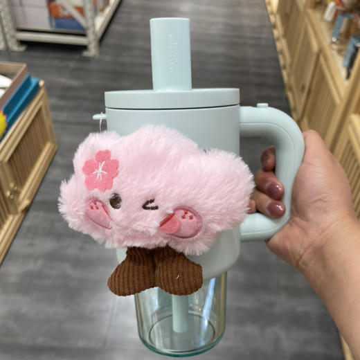 HOLOHOLO洞洞吸管杯DD01冰川蓝800ml（不带杯花） 商品图1