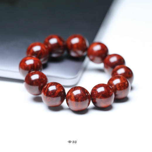 【青山特惠】2.0*12颗5星嫩瘤半满瘤疤小叶紫檀手串（无胶嫩瘤） t35 商品图5