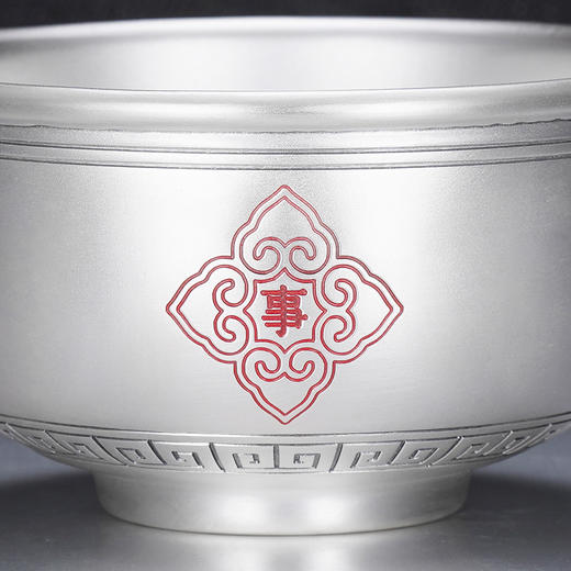 子佩集S999银【万事如意】摆件【BX046056719】纯银餐具吉言碗2507 商品图2
