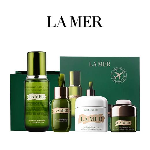 【礼盒礼袋】LA MER/海蓝之谜 「新版」小王炸四件套（精萃水150ml+精华露50ml+经典面霜60ml+浓缩眼霜15ml） 香港直邮 商品图1