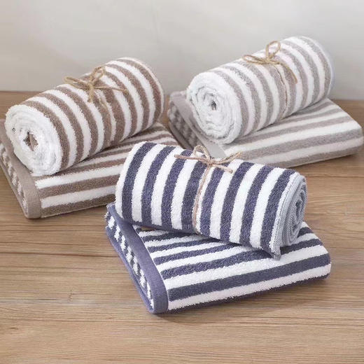 超柔格子毛巾  100%纯棉 两条装 商品图0