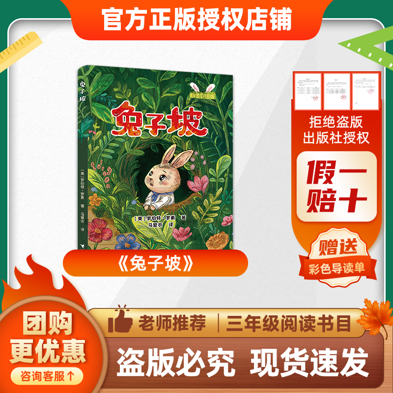 班班25秋三年级【单本】《兔子坡》《两个小八路》《小布头奇遇记》《宝葫芦的秘密》《绿野仙踪》《成语故事》+导读单