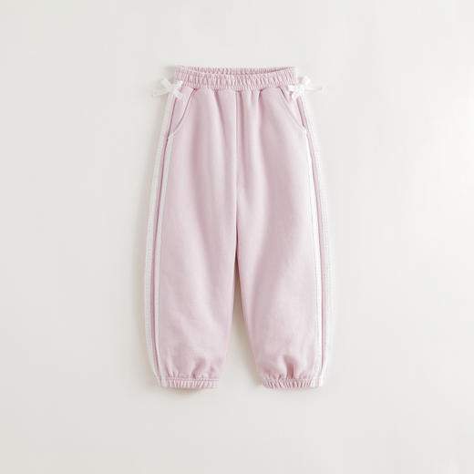 马克珍妮女童织带蝴蝶结软糯卫裤2025年秋装新款551501 商品图4