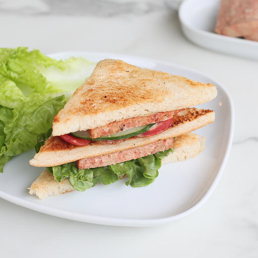 拾豆记 豆蛋白 即食素午餐块 午餐肉 200g/袋 商品图4