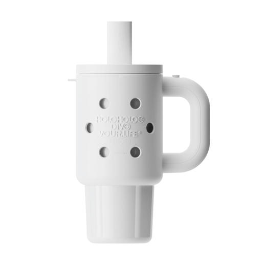 HOLOHOLO洞洞保温杯DD-02月光白800ml（不带杯花） 商品图1