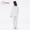 都市丽人睡衣单面无尘棉睡衣女士家居服长袖长裤棉质套装LHH1G6 商品缩略图3
