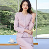 IWY/法式名媛粉色西装套裙女秋季长袖珠宝设计师工作服正装WCS117 商品缩略图1