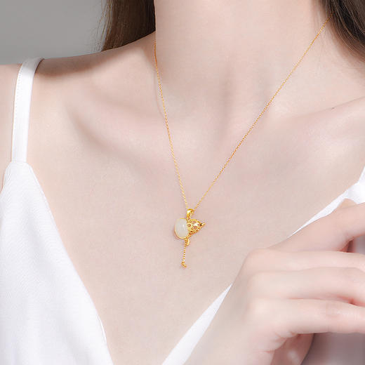 【七夕好礼 融合东方美学 祥瑞寓意】S925银和田玉项链手链系列  送最好的你！ 商品图10